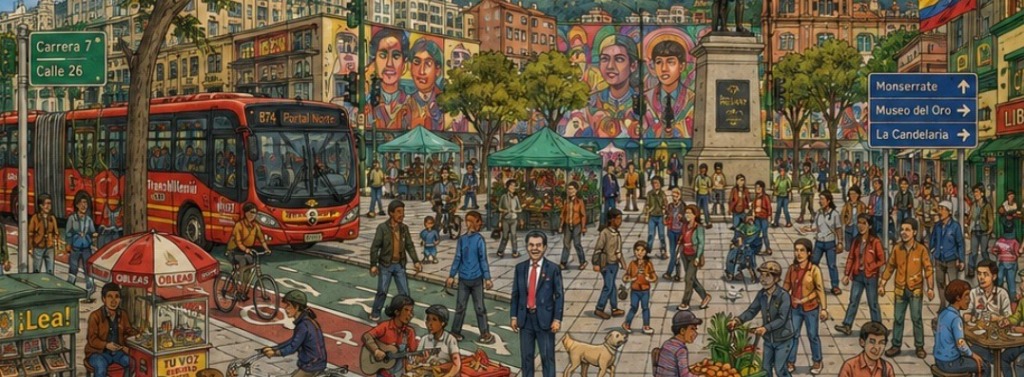 Ilustración Bogotá - ¿Dónde está Fer?